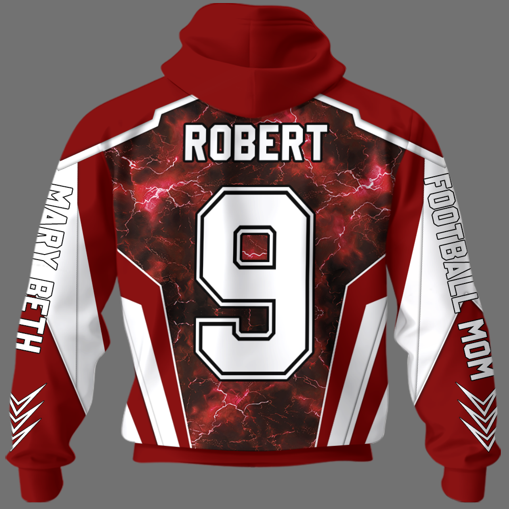 I Will Always Be Your Biggest Fan Personalized All Over Print Shirt For Football Mom Grandma Sport Family K1702 Trhn