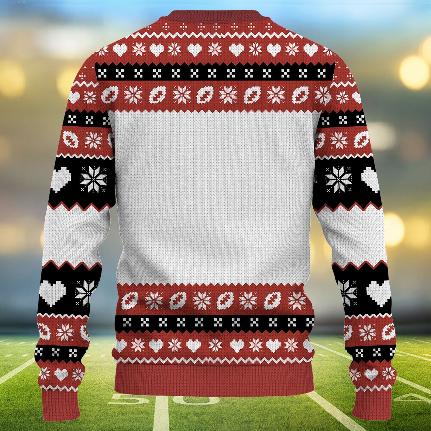 Grandma, Mom Football, Those Are My Boys, Personalized Ugly Sweater, Gift For Football Lover T1807 Nh00