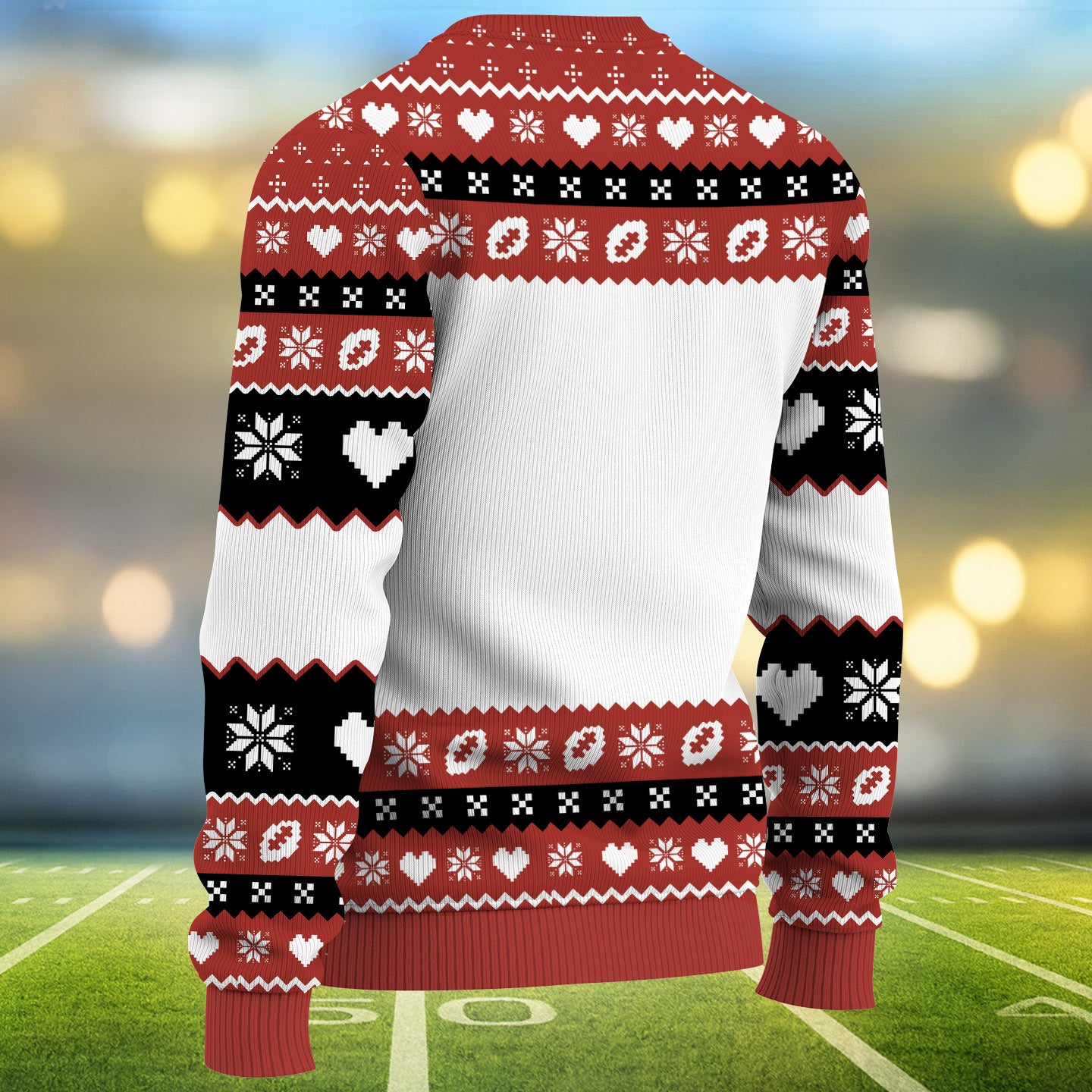 Grandma, Mom Football, Those Are My Boys, Personalized Ugly Sweater, Gift For Football Lover T1807 Nh00
