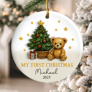 Baby's First Christmas Bauble Gifts,Baby 1st Christmas Decoration, Baby Newborn Gifts,Unique Babys First Christmas Gifts, Xmas Gifts for Baby