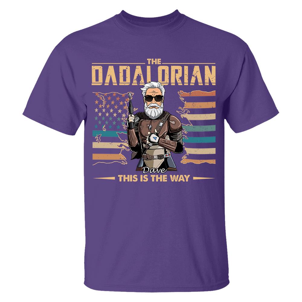 The Dadalorian This Is The Way - Personalized Shirt For Dad, Grandpa, Gift For Father's Day A2110 Hv01