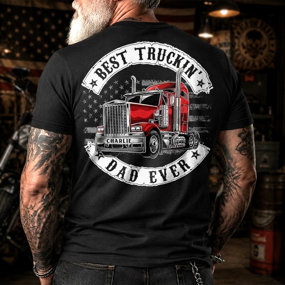 America Driver Dad Custom Shirt, Gift For Dad, Grandpa L0411 Hv01