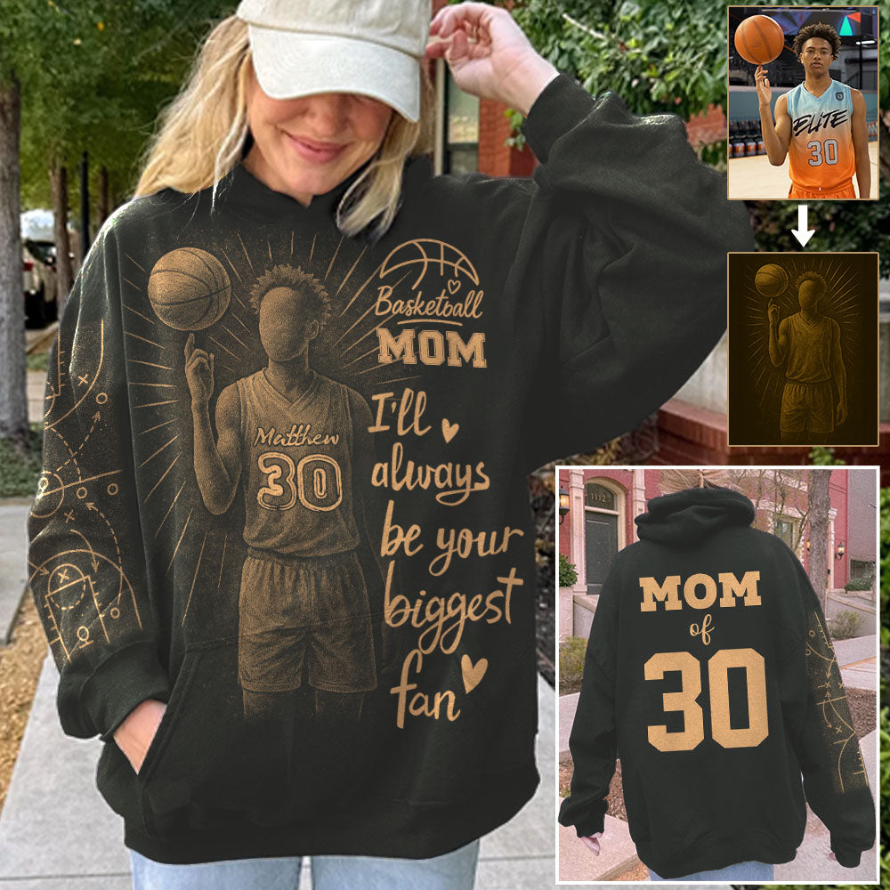 Personalized Bleach Style Basketball Shirt For Basketball Mom Pt99