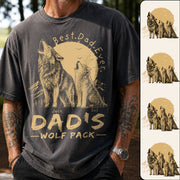 Dad's Wolf Pack Best Dad Ever Personalized Shirt Father's Day Gifts For Dad T1807 T24