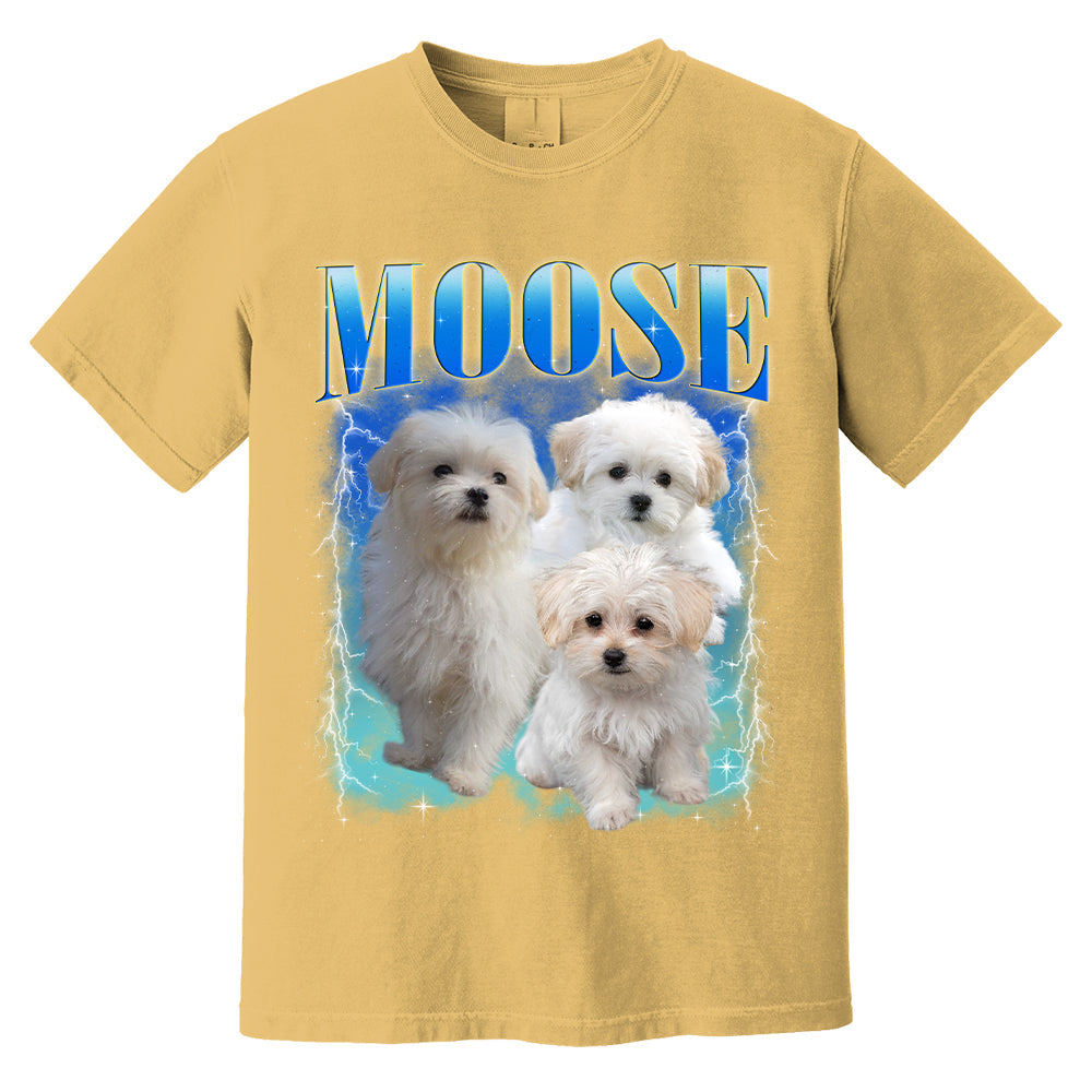 Comfort Colors Custom Bootleg Shirt, Custom Pet Shirt, Custom Dog Shirt, Dog Remembrance Gift