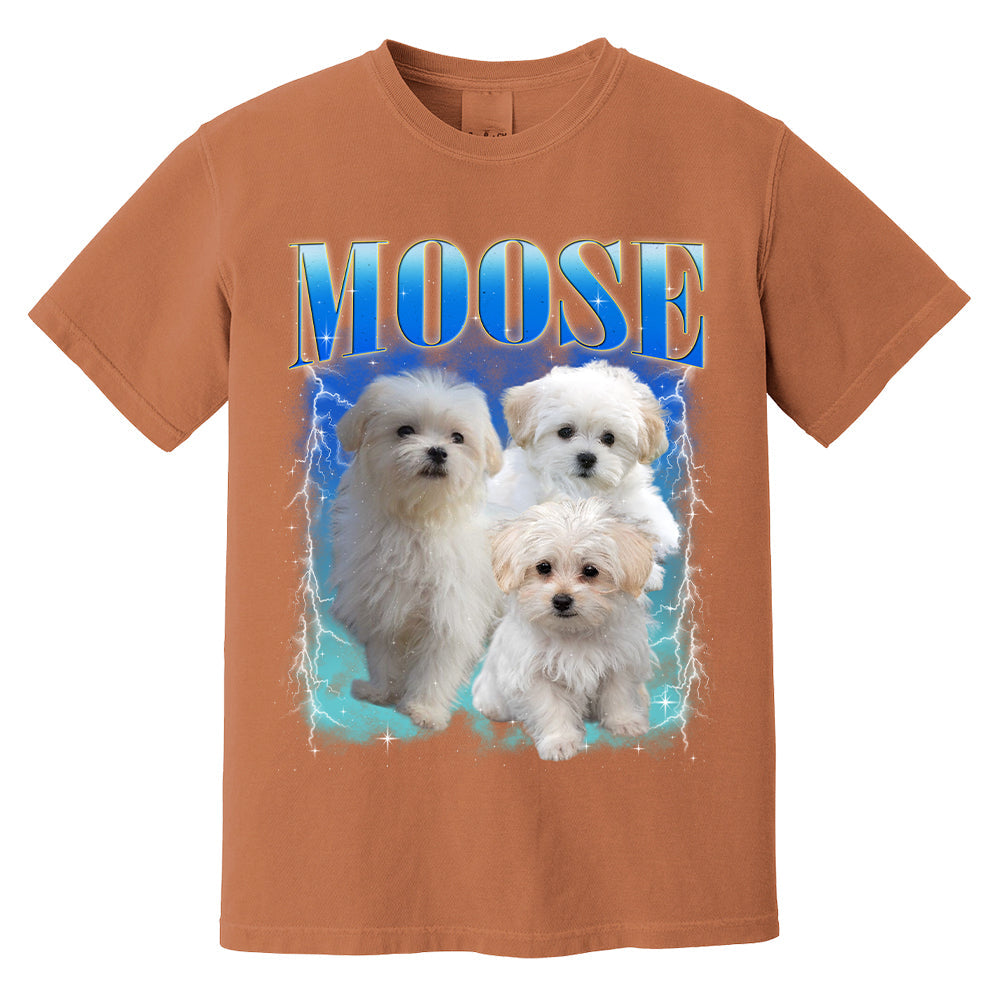Comfort Colors Custom Bootleg Shirt, Custom Pet Shirt, Custom Dog Shirt, Dog Remembrance Gift