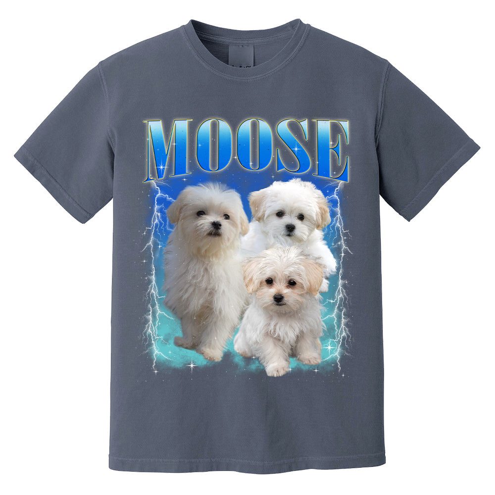Comfort Colors Custom Bootleg Shirt, Custom Pet Shirt, Custom Dog Shirt, Dog Remembrance Gift