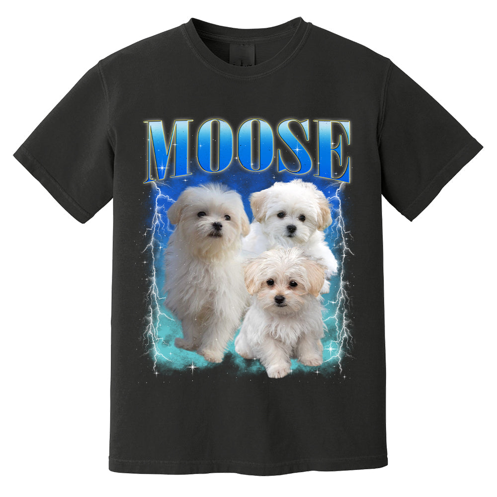 Comfort Colors Custom Bootleg Shirt, Custom Pet Shirt, Custom Dog Shirt, Dog Remembrance Gift
