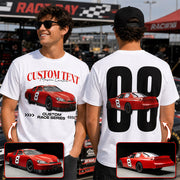Custom Photo Race Car Shirt - Personalized Shirt For Racing Fan A2110 Pt99