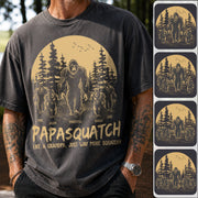 Personalized Papasquatch, Like A Grandpa, Just Way More Squatchy T-Shirt Father Day Gifts for Dad Funny Papa Tshirt Cool Daddy Bigfoot Tee