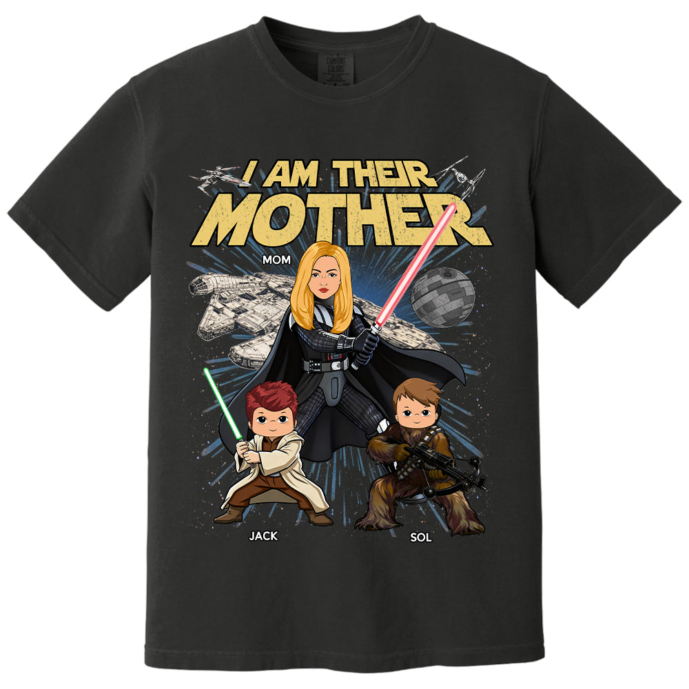I Am Their Mother Personalized Vintage Style Shirt For Mom - Mother's Day Gift T1807 T24