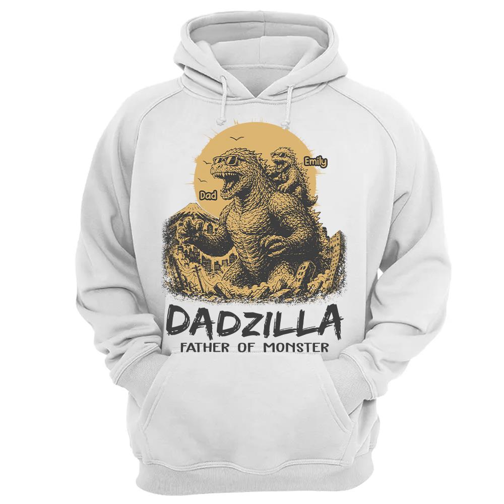 Dadzilla Father Of The Monsters Personalized Shirt Gift For Dad, Happy Father's Day 2026 T1807 Hv01
