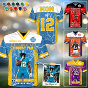 Personalized I Will Always Be Your Biggest Fan Football Jersey For Mom Dad Family L0411 Pt99