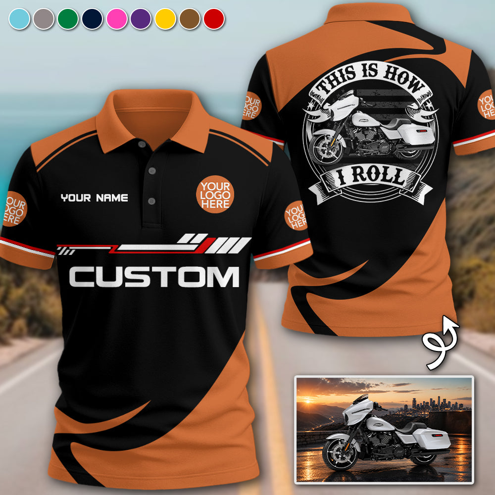 Personalized Vehicle Photo Shirt - Gift for Bikers A2110 Pt99