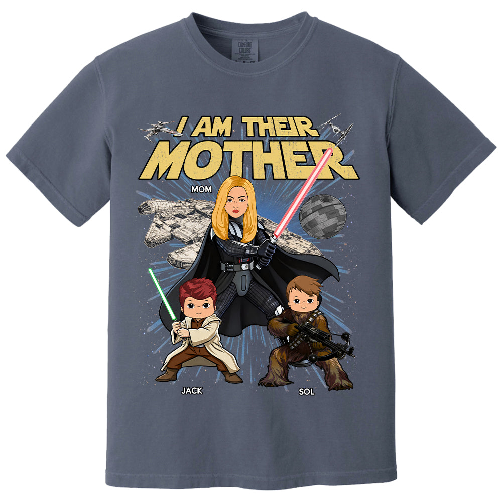 I Am Their Mother Personalized Vintage Style Shirt For Mom - Mother's Day Gift T1807 T24