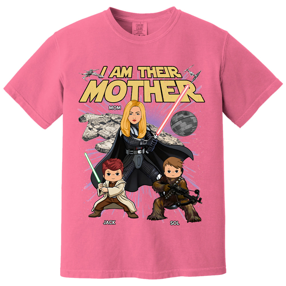 I Am Their Mother Personalized Vintage Style Shirt For Mom - Mother's Day Gift T1807 T24