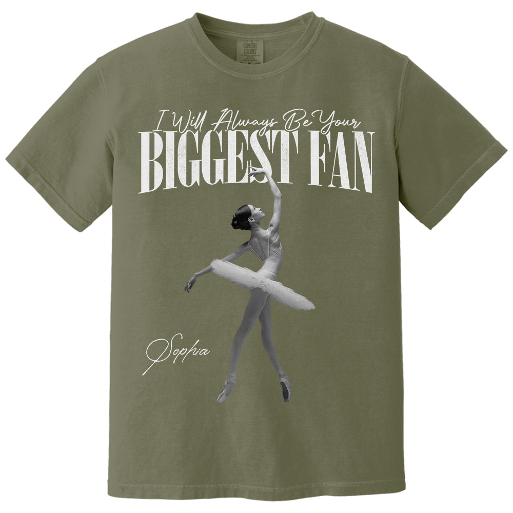 My Heart Is On That Stage - Washed Tee Retro Bootleg Shirt For Dance, Ballet Family A2110