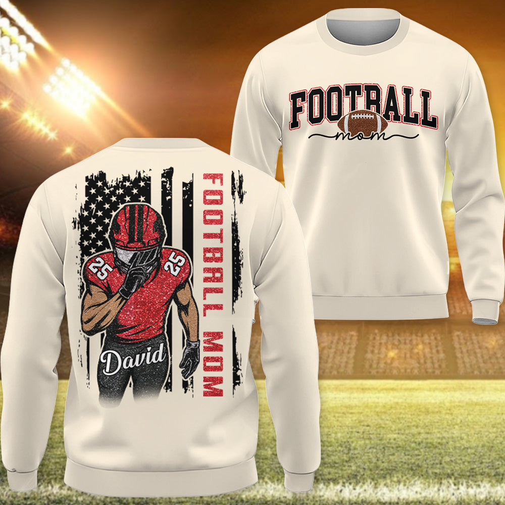 Football Mom - I'll Always Be Your Biggest Fan Personalized Shirt For Football Family T1807