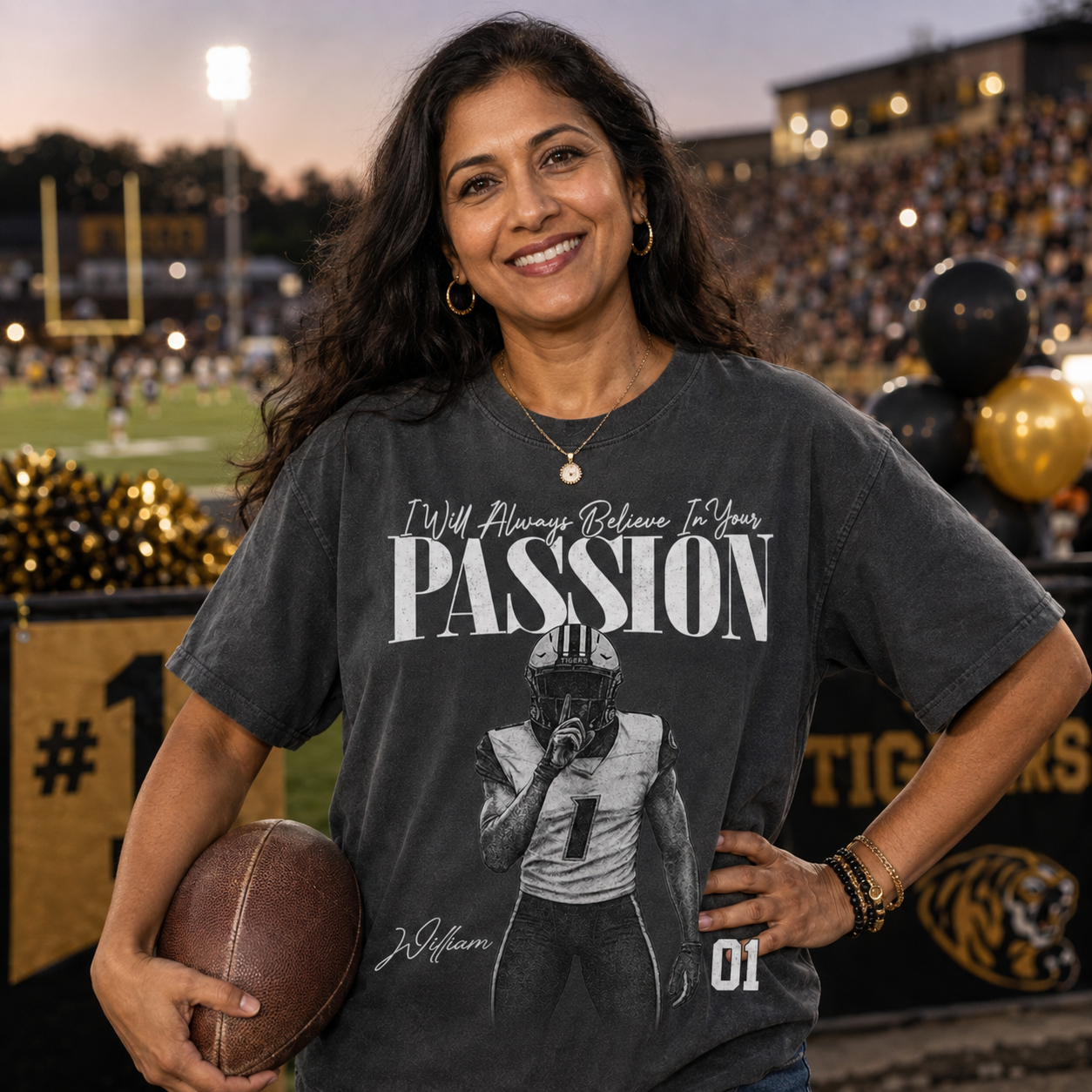 I'll Always Be Your Biggest Fan - Washed Tee Retro Bootleg Shirt For Football Players NA04