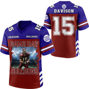 Custom Photo Football Game Day Football Jersey Gift For Football Lovers - Personalized Gift For Football Player Tu20