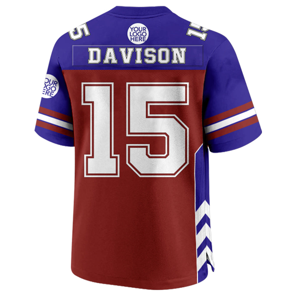 Custom Photo Football Game Day Football Jersey Gift For Football Lovers - Personalized Gift For Football Player Tu20