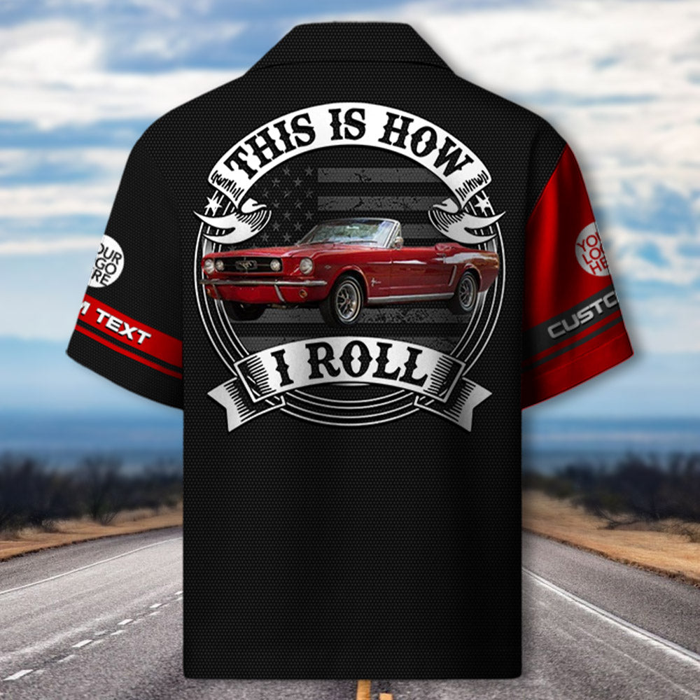 Custom Photo Car Shirt, Personalized Name Car Shirt, Gift for Father's Day A2110