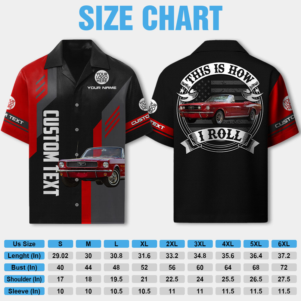 Custom Photo Car Shirt, Personalized Name Car Shirt, Gift for Father's Day A2110