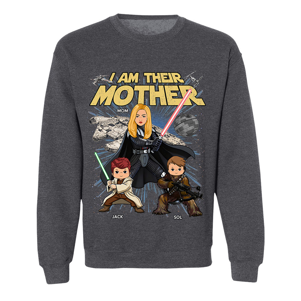 I Am Their Mother Personalized Vintage Style Shirt For Mom - Mother's Day Gift T1807 T24