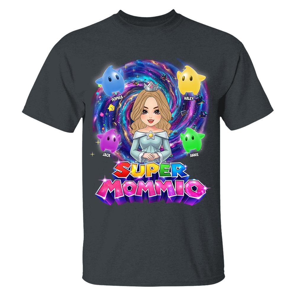 Super Mommio Galaxy Customized Shirt, Gift For Mommy Mama L0411 Hv01