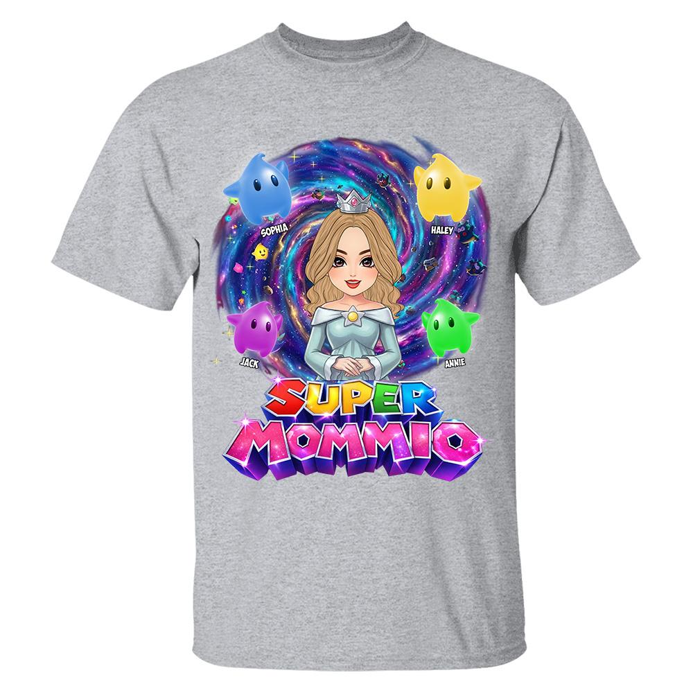 Super Mommio Galaxy Customized Shirt, Gift For Mommy Mama L0411 Hv01