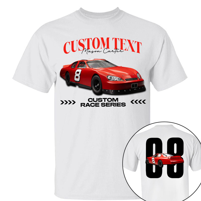 Custom Photo Race Car Shirt - Personalized Shirt For Racing Fan A2110 Pt99