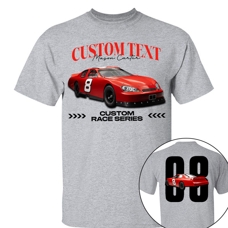 Custom Photo Race Car Shirt - Personalized Shirt For Racing Fan A2110 Pt99