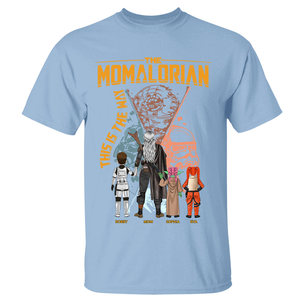 The Momalorian This Is The Way - Personalized Shirt For Mom - Mother's Day Gift 2026 Vrs2 T1807 T24