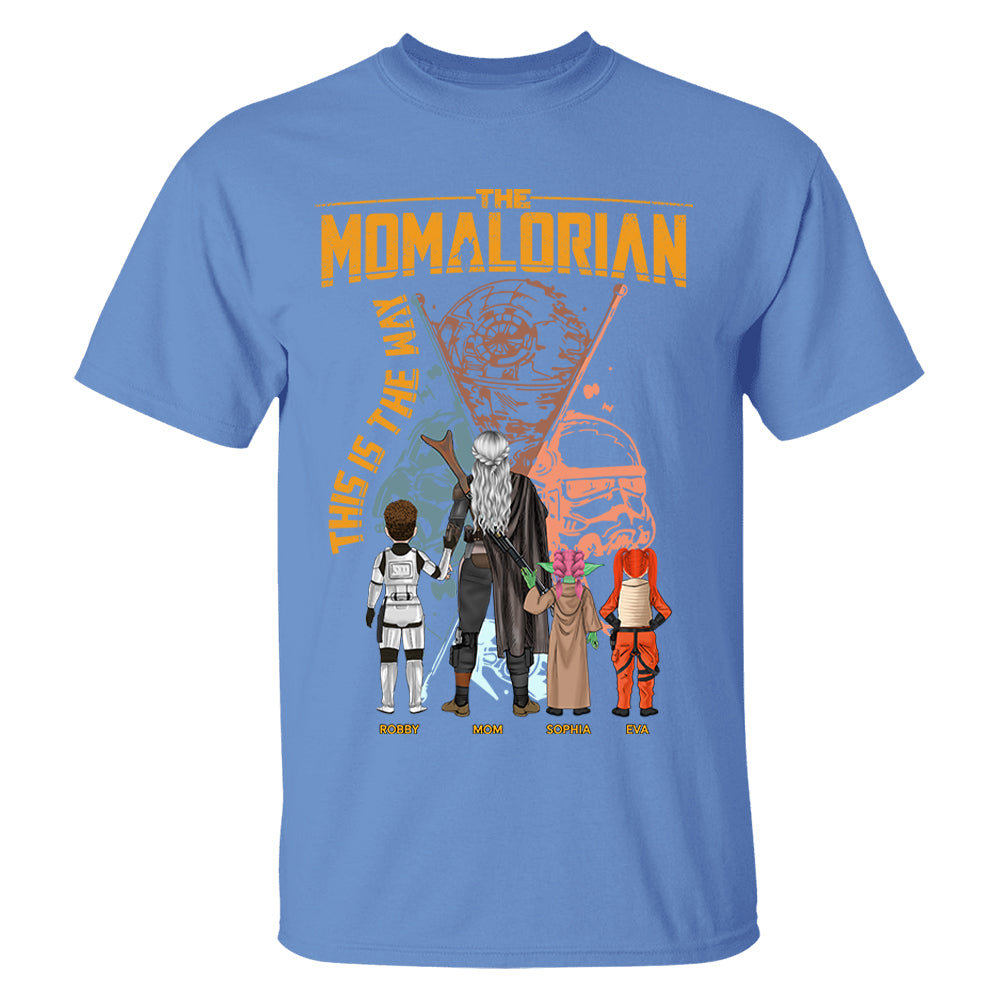 The Momalorian This Is The Way - Personalized Shirt For Mom - Mother's Day Gift 2026 Vrs2 T1807 T24