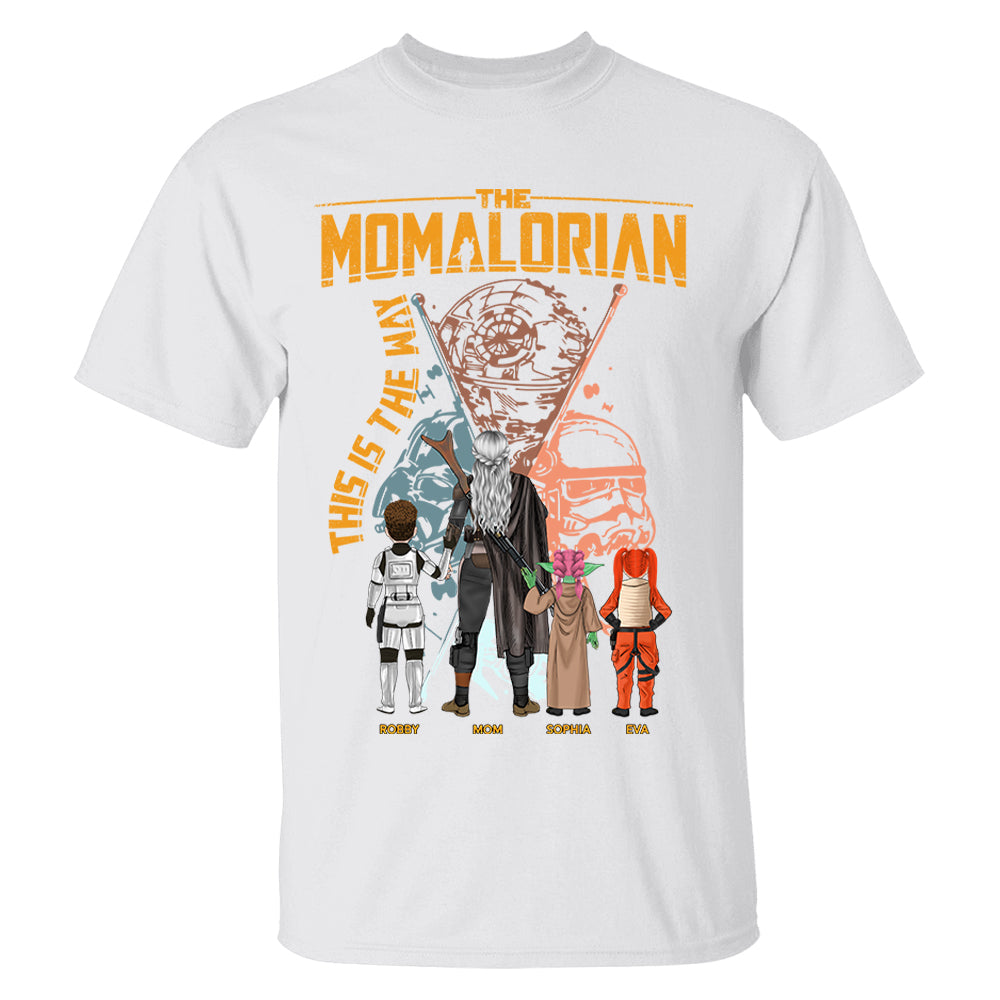 The Momalorian This Is The Way - Personalized Shirt For Mom - Mother's Day Gift 2026 Vrs2 T1807 T24