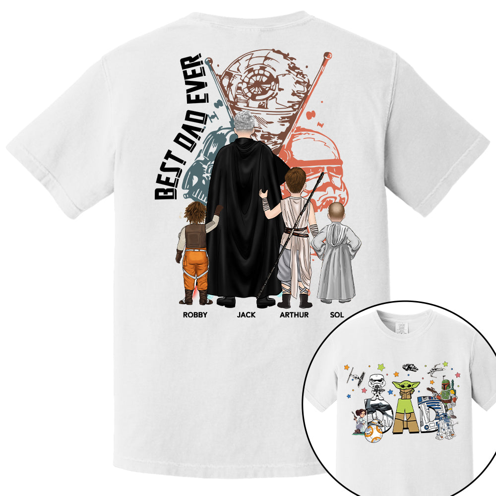 Best Dad Ever - I Am Their Father Personalized Shirt Gift For Dad - Custom Father's Day Gift 2026 T24