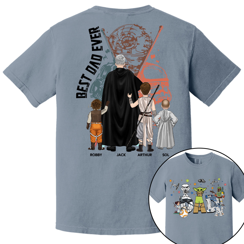 Best Dad Ever - I Am Their Father Personalized Shirt Gift For Dad - Custom Father's Day Gift 2026 T24