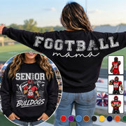 Personalized I'll Always Be Your Biggest Fan, Custom Large Back Graphic And Player Name & Number, Gift For Football Mom Family MI209 VH01