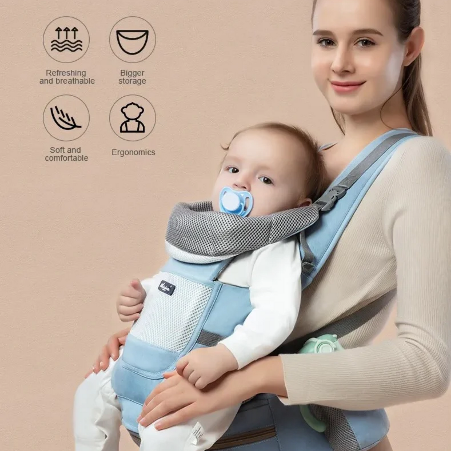 Lilac Tactical 3-in-1 Baby Carrier