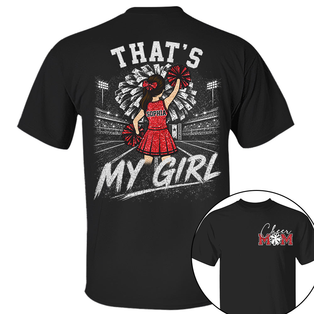 Personalized Cheer Mom Shirt, Custom Those Are My Boys T-Shirt, Team Name & Player Number Tee, Cheerleading Season Gift NA02 VH01