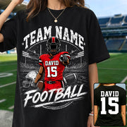 Personalized American Football Team Shirt - Football GameDay Custom Shirt Na02 VH01