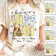 Mama Bear, Personalized Mama Bear Shirt With Bee Kids Name, Best Gift For Mom, Gift For Grandma, Gift For Mother's Day MI209 Hv01