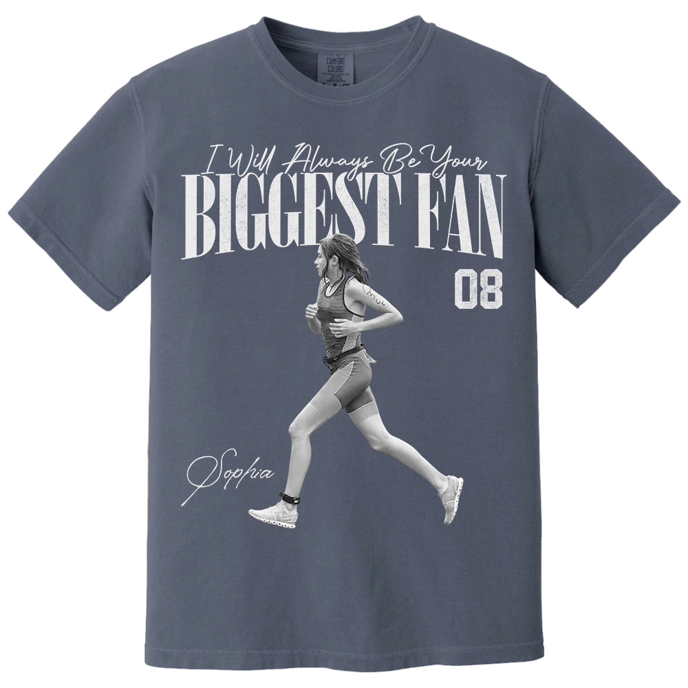 I'll Always Be Your Biggest Fan - Washed Tee Retro Bootleg Shirt For Runner T1807