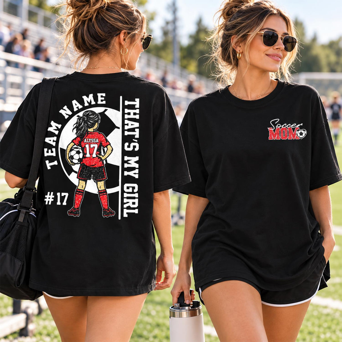 Personalized That’s My Girl Soccer Shirt, Custom Player Name & Number T-Shirt, Soccer Mom Gift Na02 Hv01 DH09