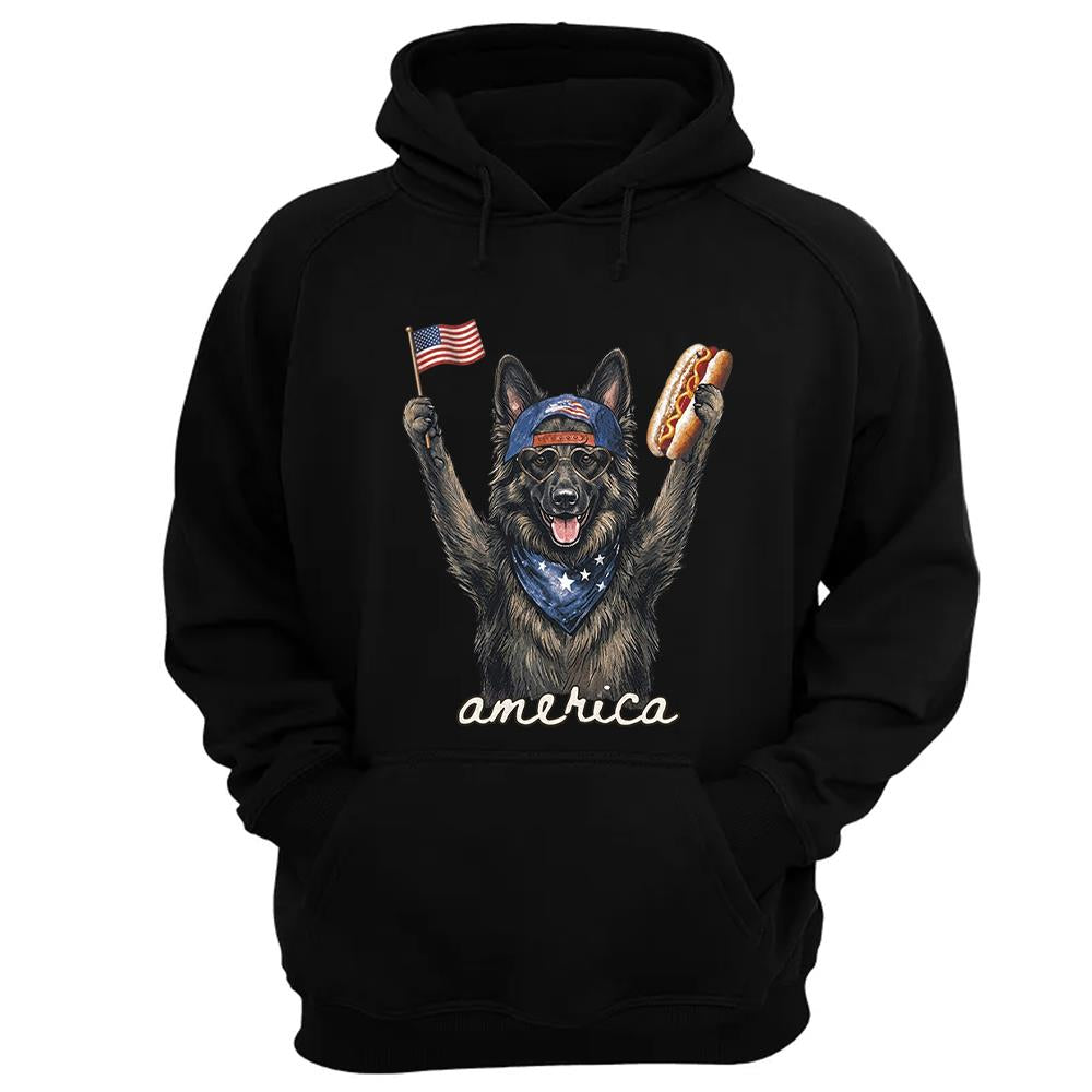 Personalized Dog Cat Photo T-Shirt – Patriotic USA Gift Shirt