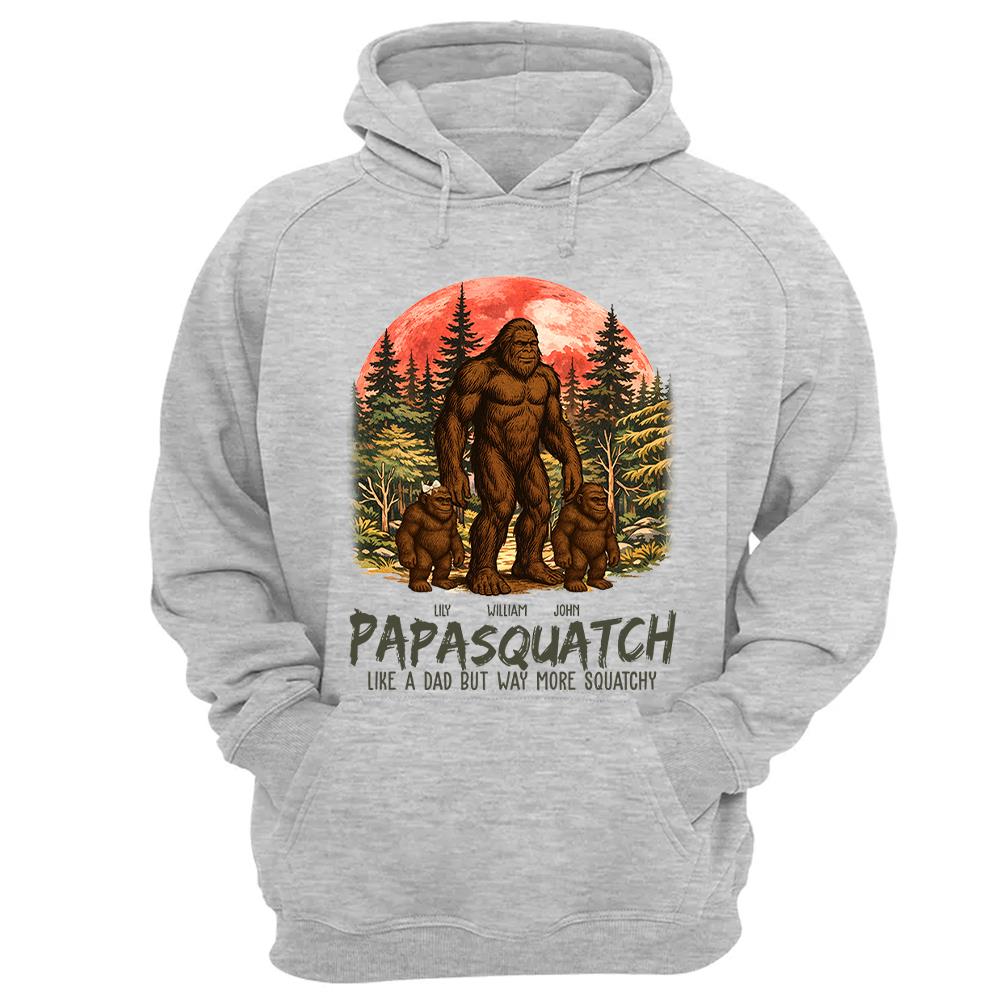 Custom Papasquatch, Like A Grandpa, Just Way More Squatchy Vintage Shirt Nh00