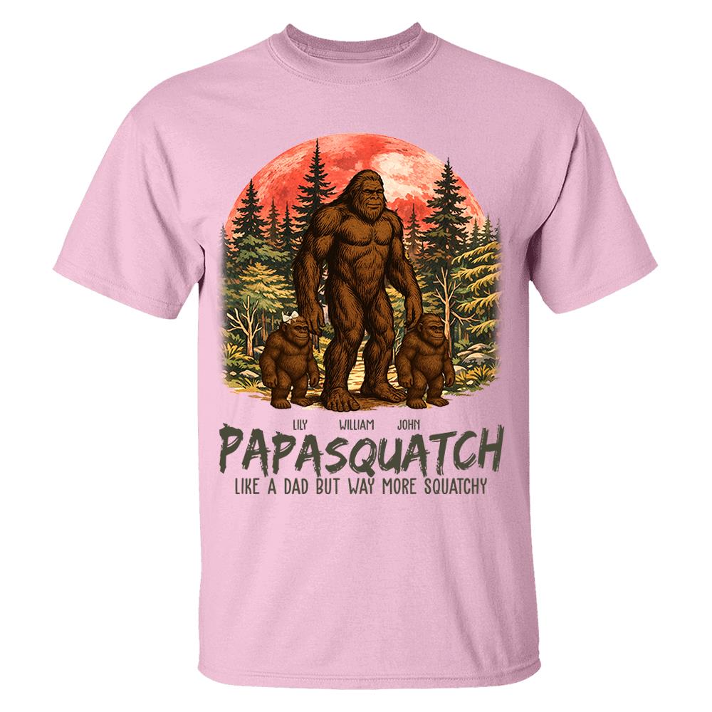 Custom Papasquatch, Like A Grandpa, Just Way More Squatchy Vintage Shirt Nh00