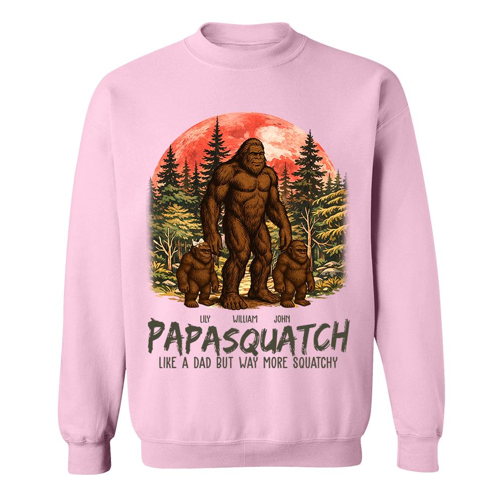 Custom Papasquatch, Like A Grandpa, Just Way More Squatchy Vintage Shirt Nh00