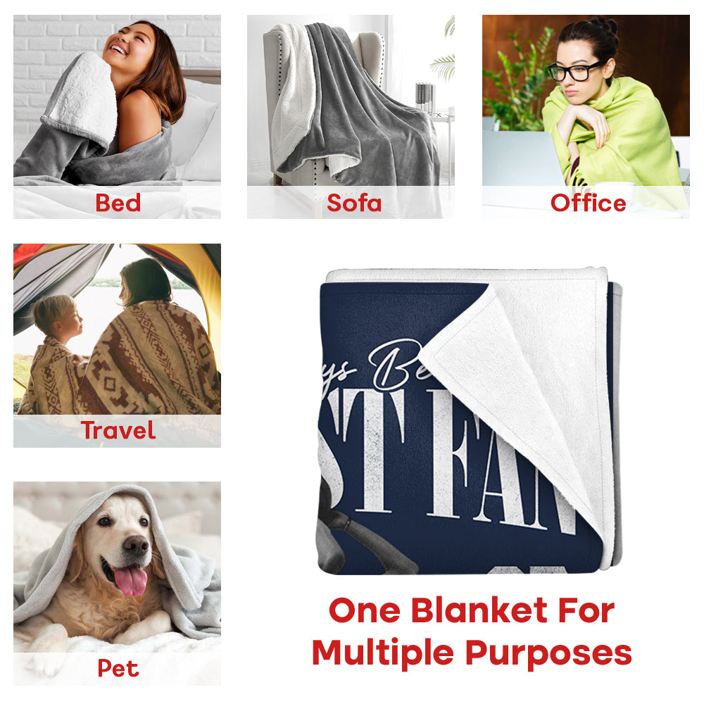 I'll Always Be Your Biggest Fan - Retro Bootleg Blanket For Basketball Players A2110