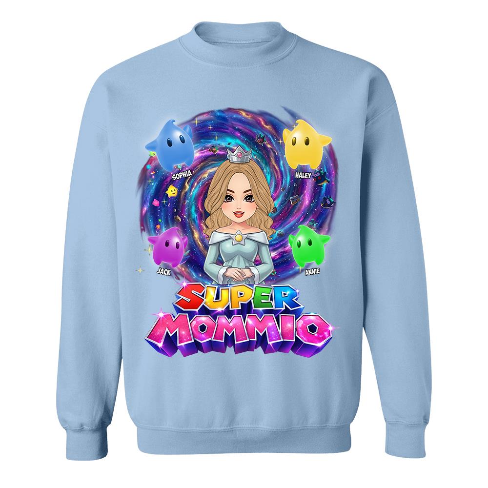 Super Mommio Galaxy Customized Shirt, Gift For Mommy Mama L0411 Hv01
